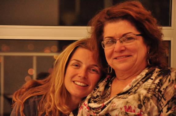 Reencontro com a mãe em Curitiba, no Paraná